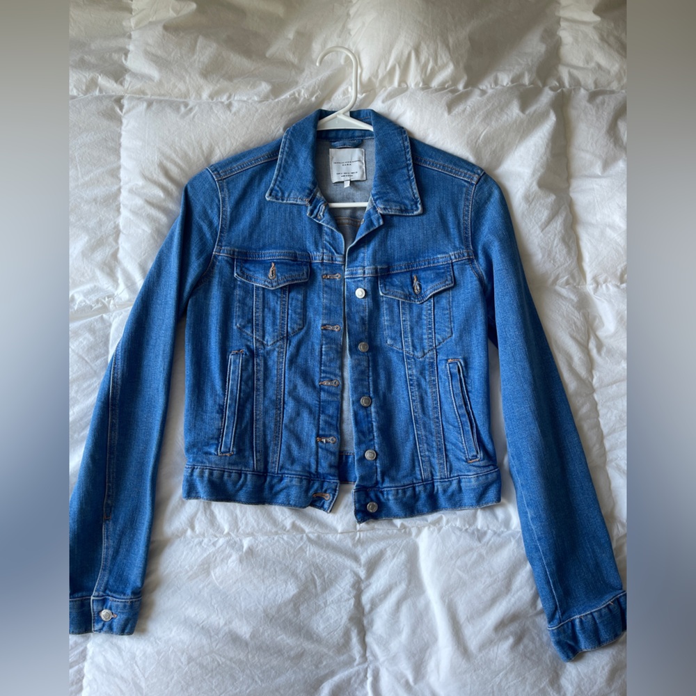 Zara Limited Edition Trafaluc Denim Jacket Blue Small